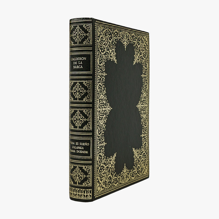 Calderón de la Barca — La vida es sueño & outras obras (1973). Livro físico. Encadernação com douração.