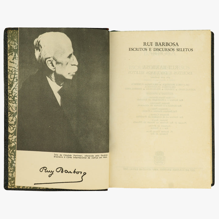 BARBOSA, Rui (1849–1923). Escritos e discursos seletos (Editôra José Aguilar Ltda., Rio de Janeiro, 1960).