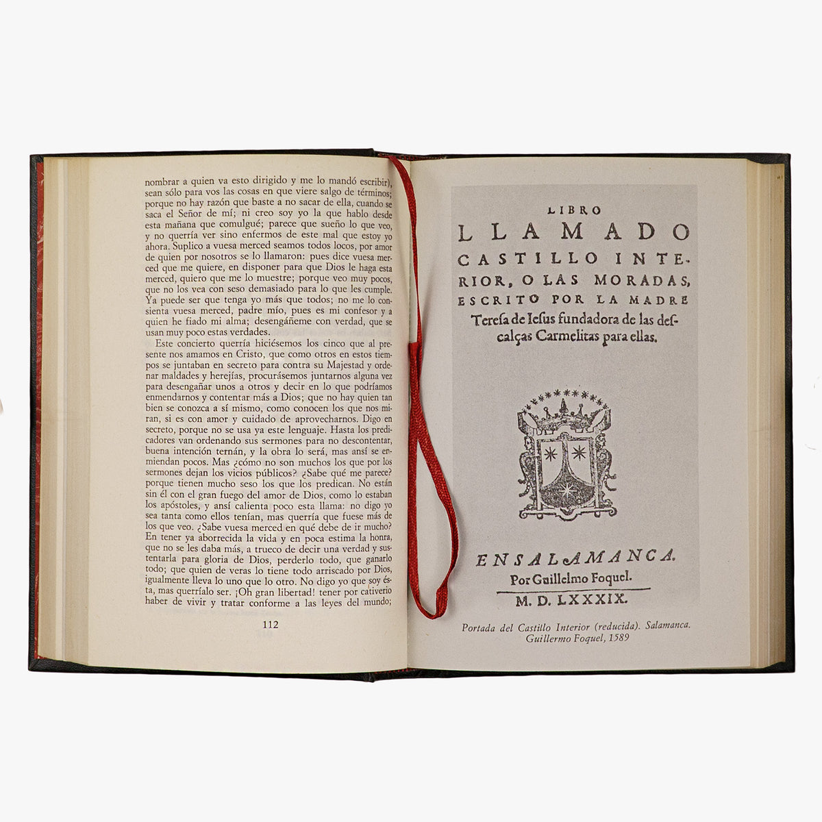 Santa Teresa de Jesús — Su vida (Círculo de Amigos de la Historia, 1972). Livro físico. Encadernação editorial com douração.