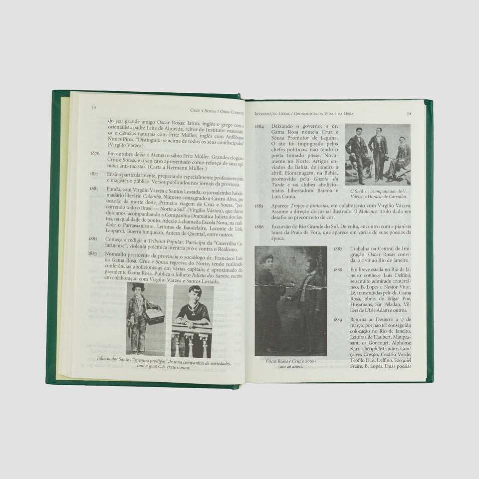 CRUZ E SOUSA, João da (1861–1898). Obra completa (Editora Nova Aguilar, Rio de Janeiro, 2000).