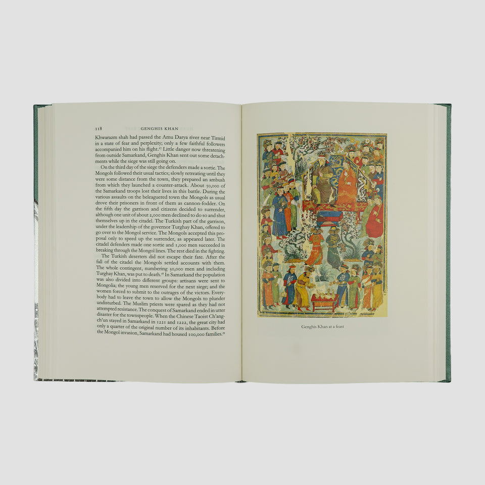 DE HARTOG, Leo (1948– ). Genghis Khan: Conqueror of the World (The Folio Society, London, 2005).