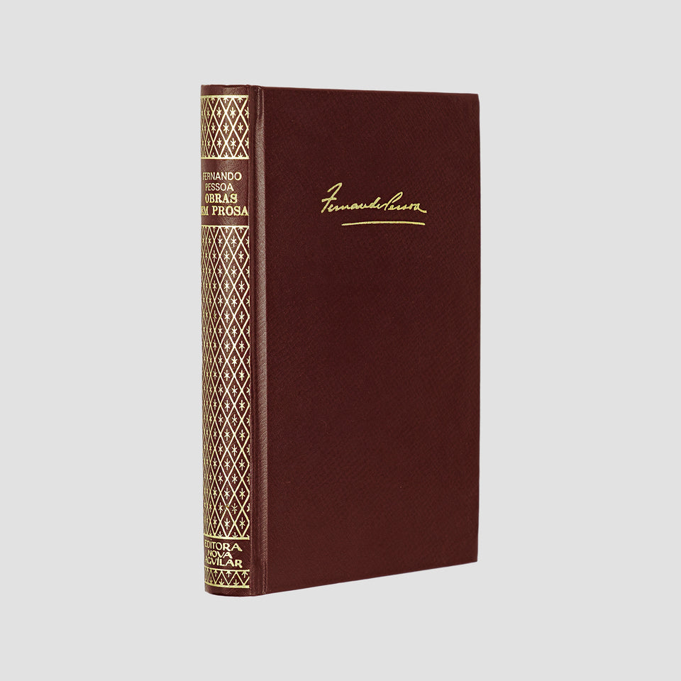 PESSOA, Fernando António Nogueira (1888–1935). Obras em prosa (Companhia José Aguilar Editora, Rio de Janeiro, 1974).