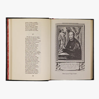 Lope de Vega — Poesía lírica (Círculo de Amigos de la Historia, 1973). Livro físico. Encadernação editorial com douração.