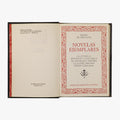 Cervantes — Novelas ejemplares (Círculo de Amigos de la Historia, 1972). Livro físico. Encadernação editorial com douração.