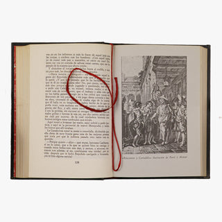 Cervantes — Novelas ejemplares (Círculo de Amigos de la Historia, 1972). Livro físico ilustrado. Encadernação editorial com douração.