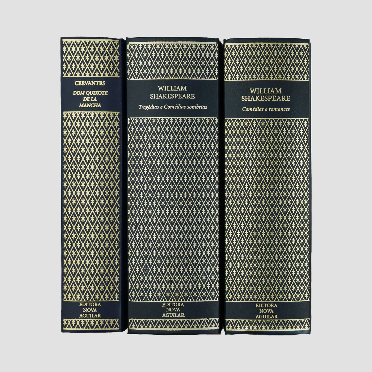 CERVANTES (1547–1616): Dom Quixote; SHAKESPEARE (1564–1616): Teatro completo (Editora Nova Aguilar, Rio de Janeiro, 2004/2009), 3 vols.