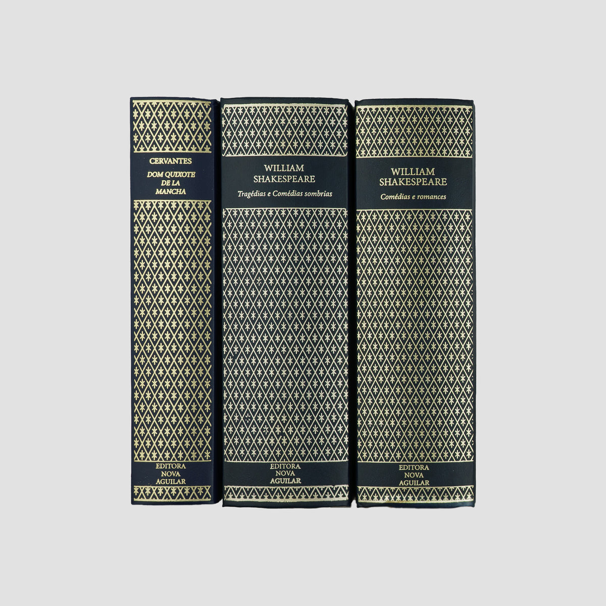 CERVANTES (1547–1616): Dom Quixote; SHAKESPEARE (1564–1616): Teatro completo (Editora Nova Aguilar, Rio de Janeiro, 2004/2009), 3 vols.