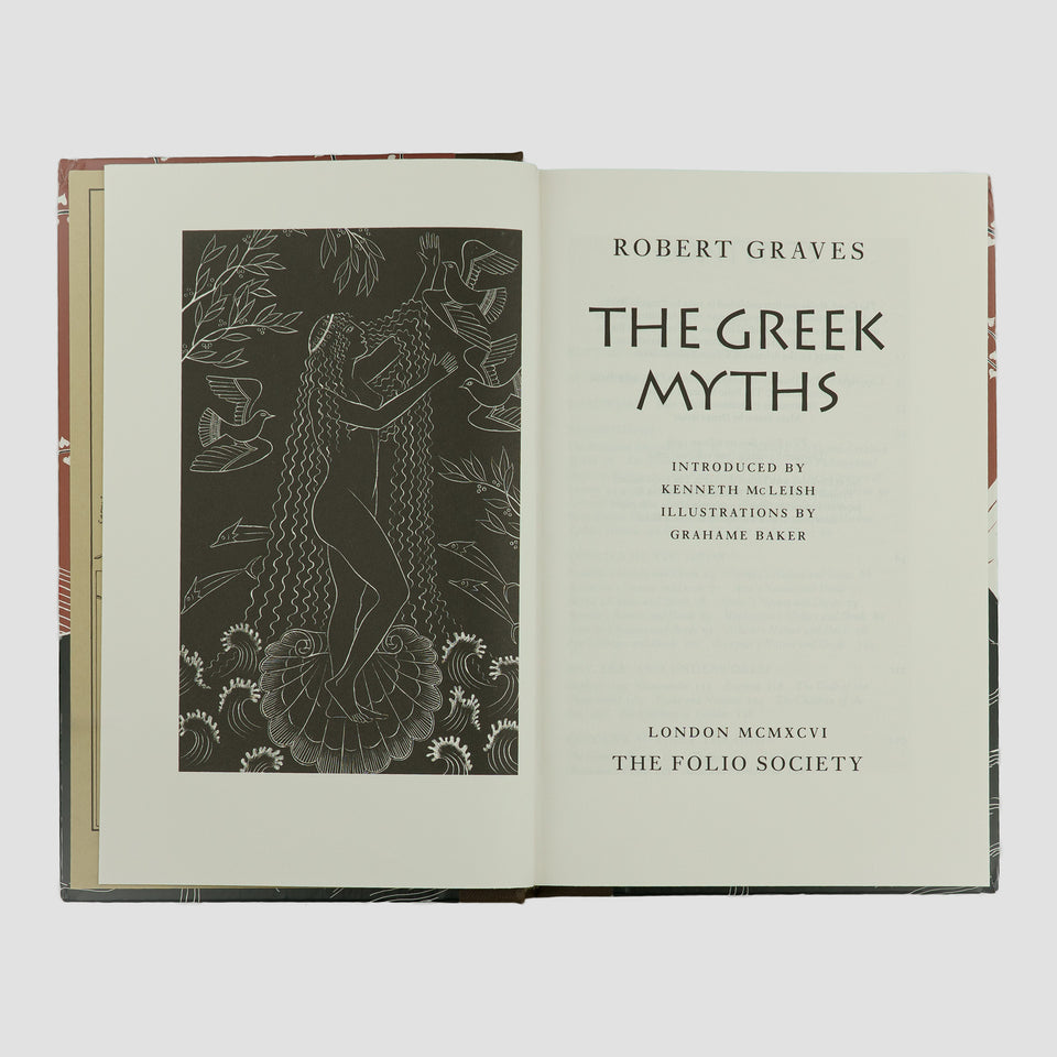 GRAVES, Robert (1895–1985). The Greek Myths (The Folio Society, London, 2002), 2 vols.