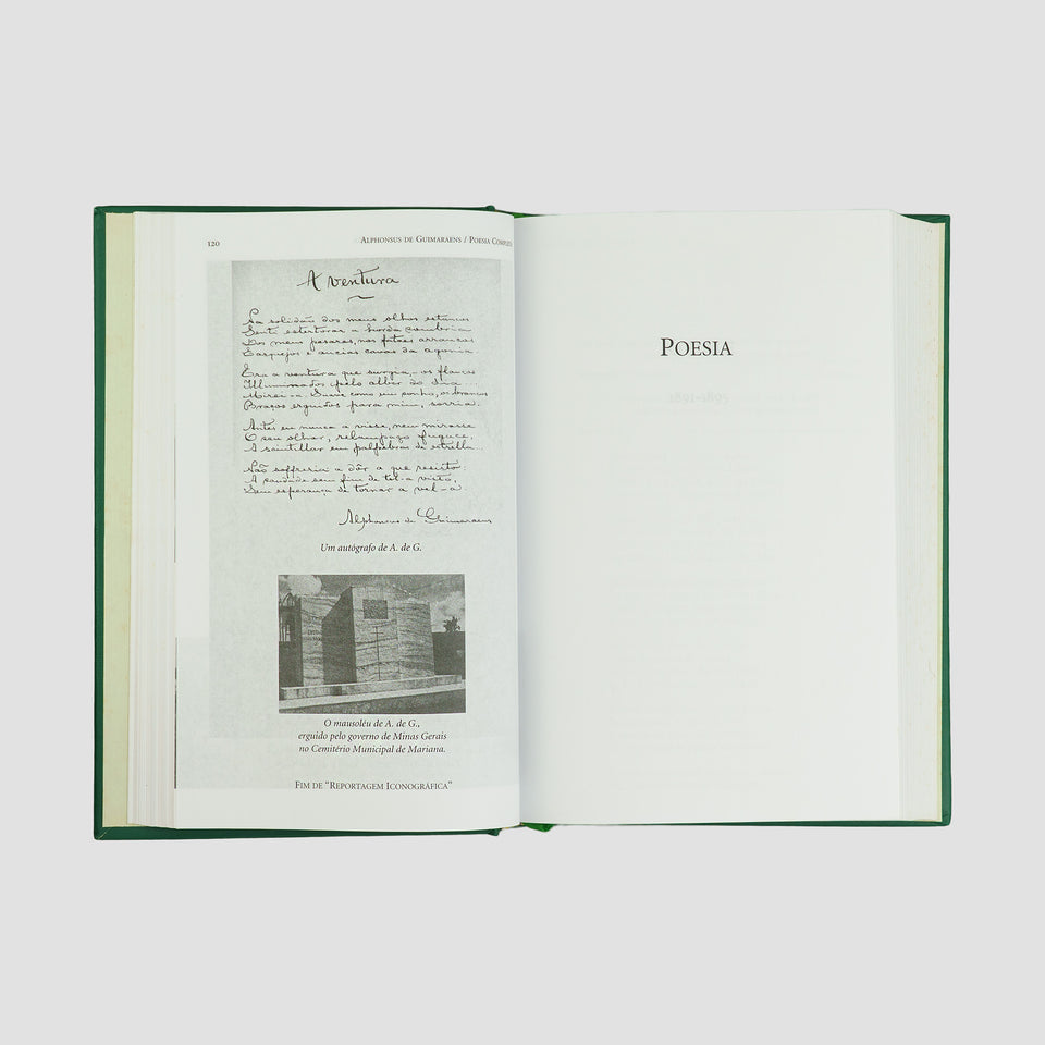 poesia completa de Alphonsus de Guimaraens primeira edição Nova Aguilar 2001