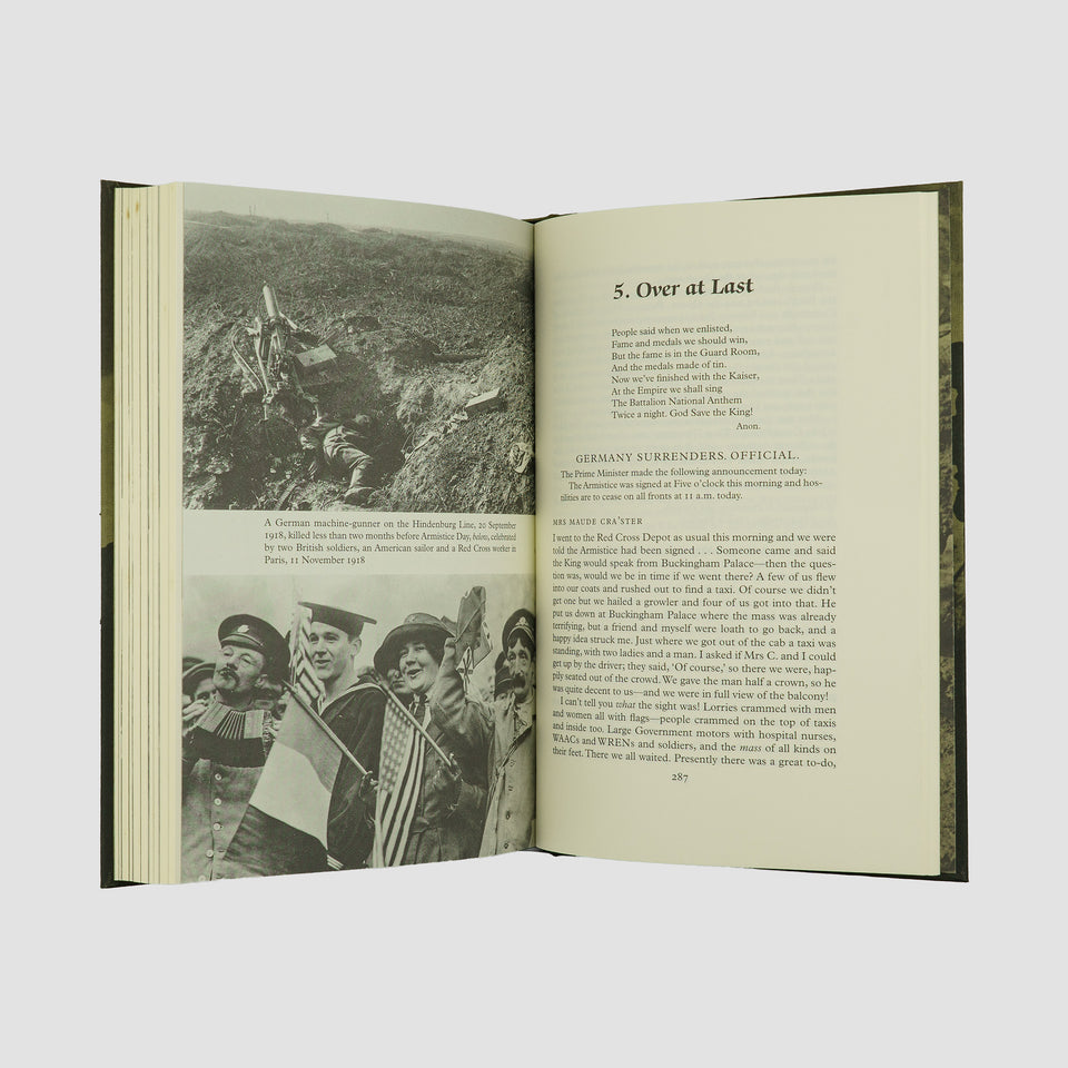 MACDONALD, Lyn (1929–2021). Ordeal by Fire: Witnesses to the Great War (The Folio Society, London, 2014).