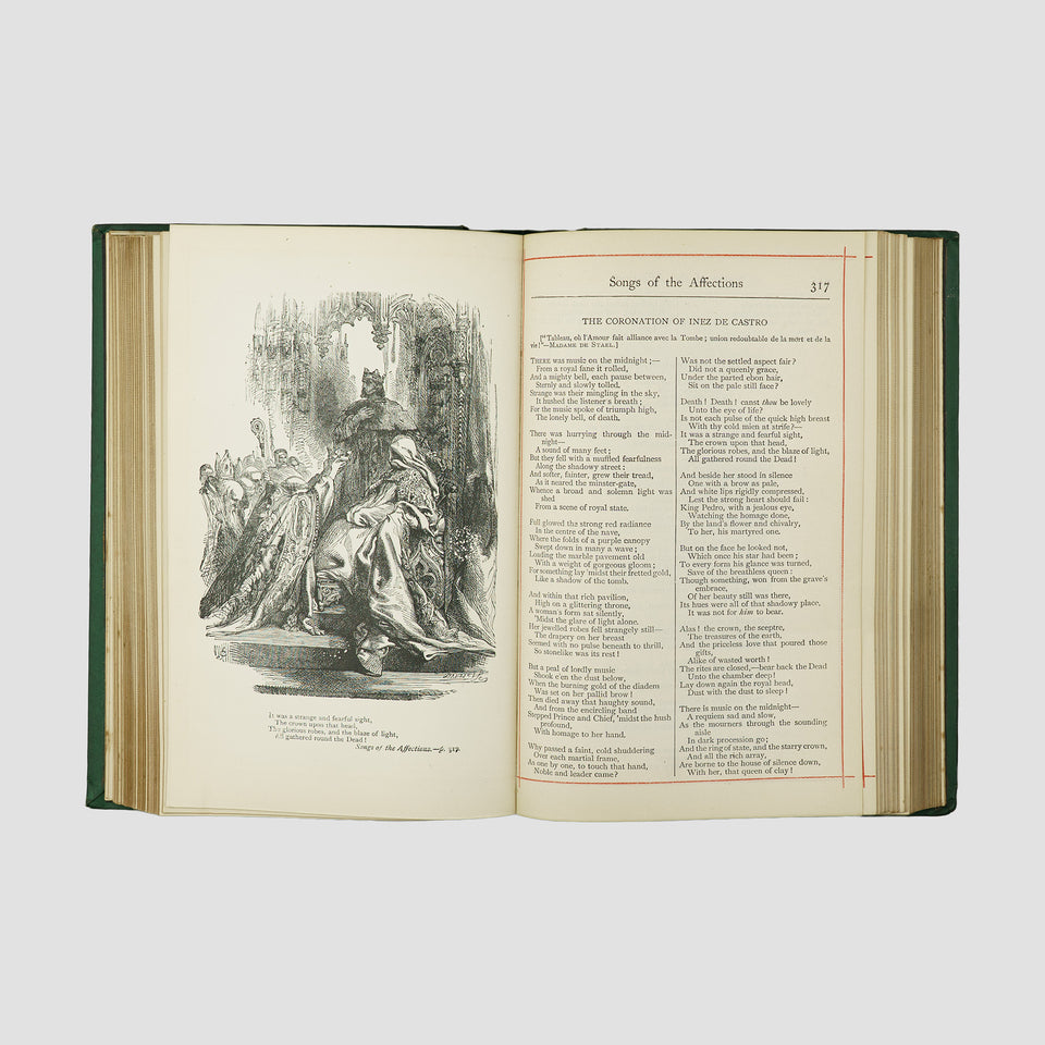 HEMANS, Felicia Dorothea (1793–1835). The Poetical Works of Mrs. Hemans (W. P. Nimmo, Hay & Mitchell, Edinburgh, c. 1880).