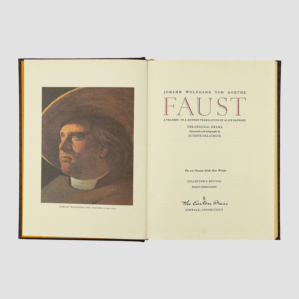 GOETHE, Johann Wolfgang von (1749–1832). Faust (The Easton Press, Norwalk, 1980).