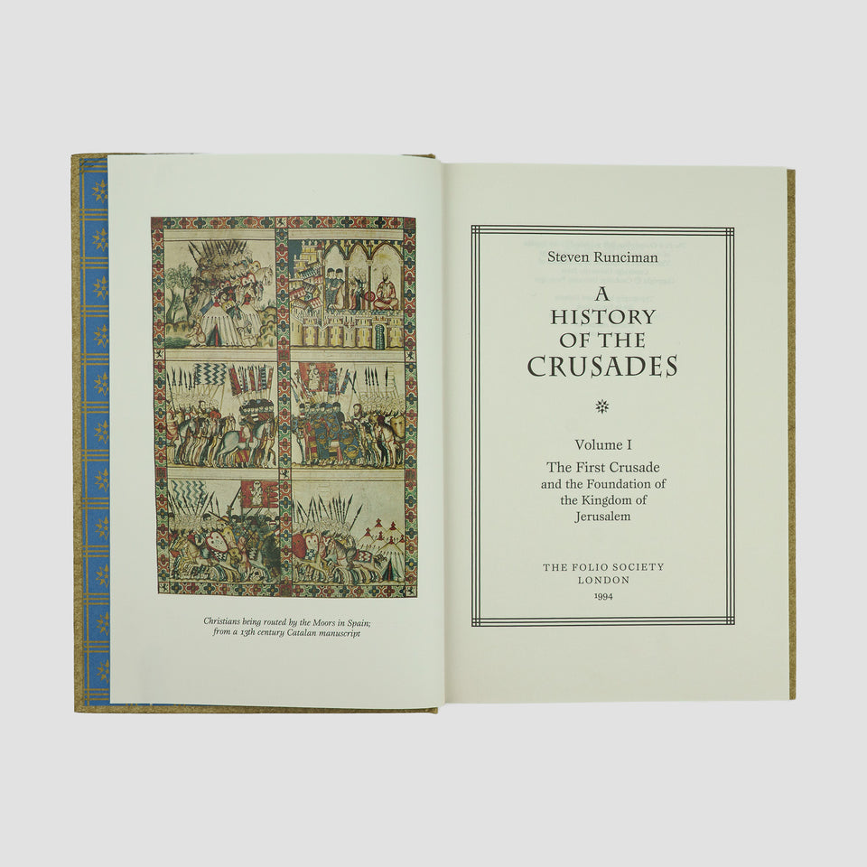 RUNCIMAN, Steven (1903–2000). A History of the Crusades (The Folio Society, London, 1994), 3 vols.