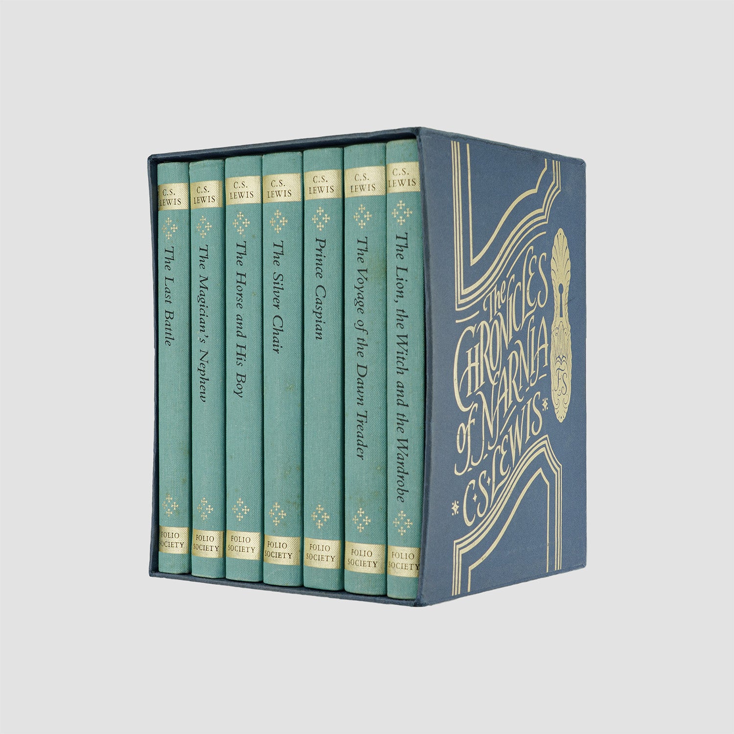 LEWIS, Clive Staples (1898–1963). The Chronicles of Narnia (The Folio Society, London, 1996). 7 vols