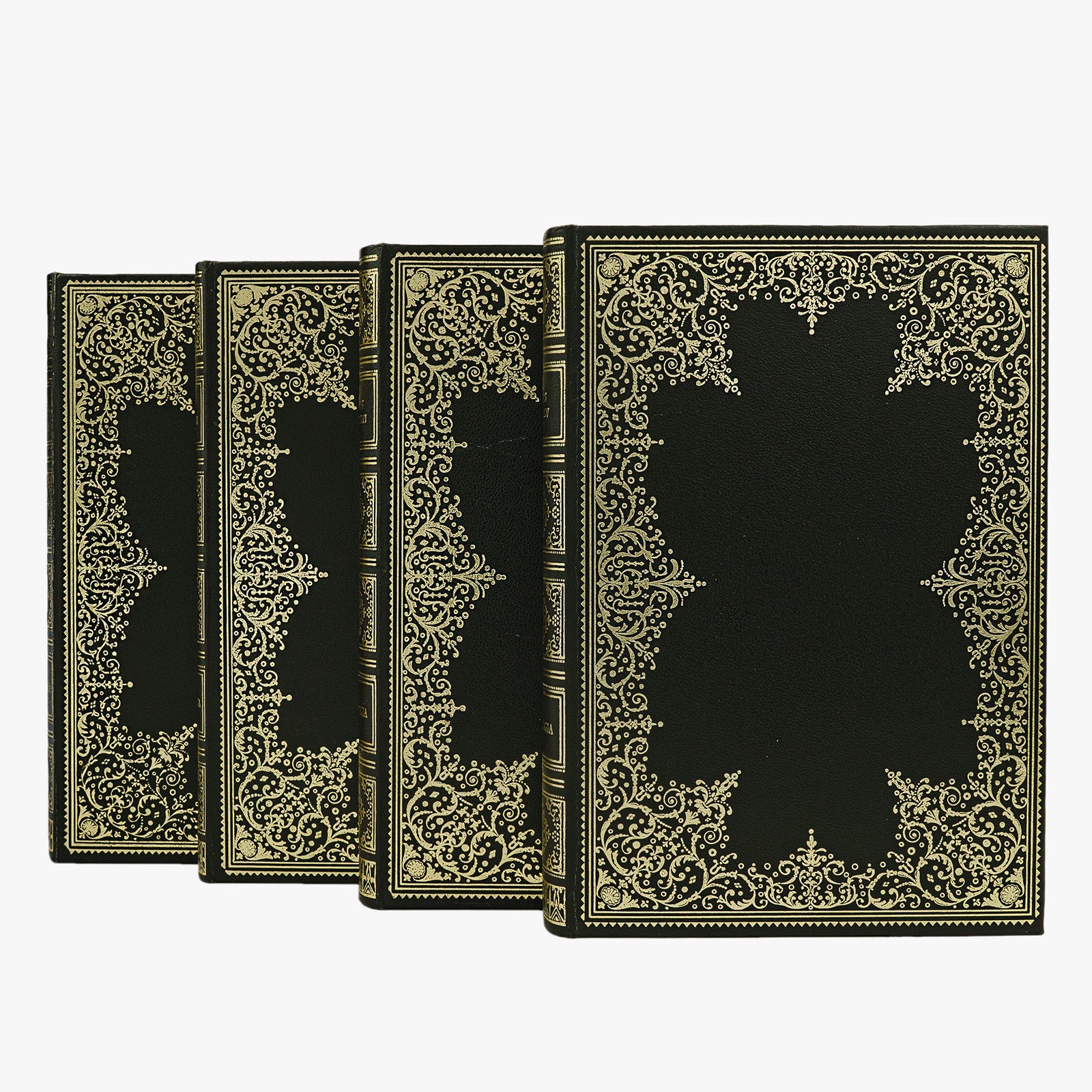 Sáinz de Robles (org.) — Antología de poetas (s. XV–XIX), 4 volumes. Livros físicos. Encadernação editorial com douração.