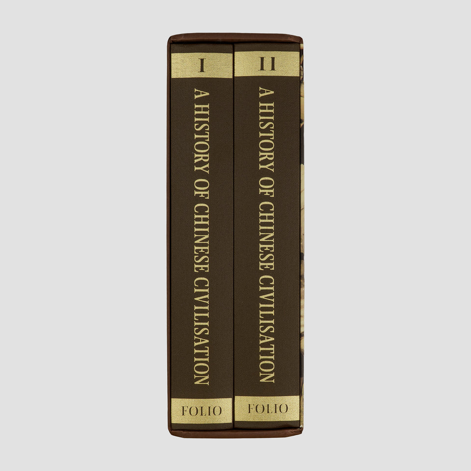 GERNET, Jacques (1921–2018). A history of Chinese civilisation (The Folio Society, London, 2006), 2 vols.