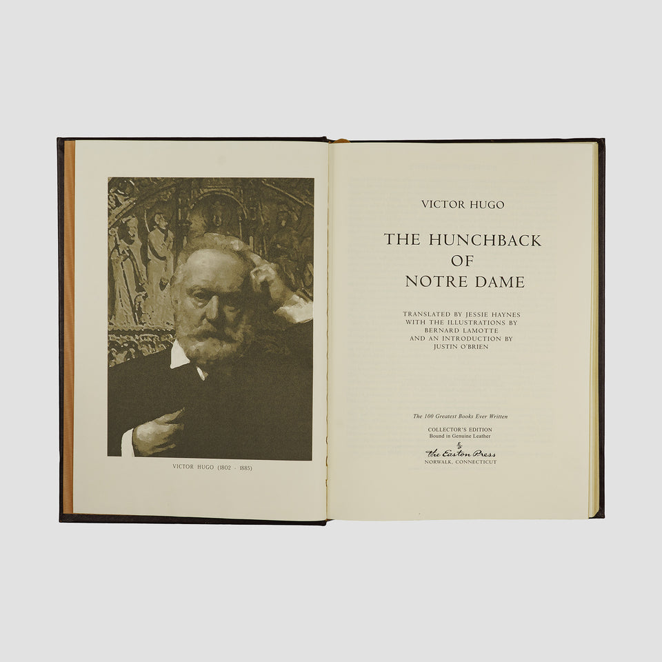 HUGO, Victor Marie (1802–1885). The Hunchback of Notre Dame (The Easton Press, Norwalk, 2003).