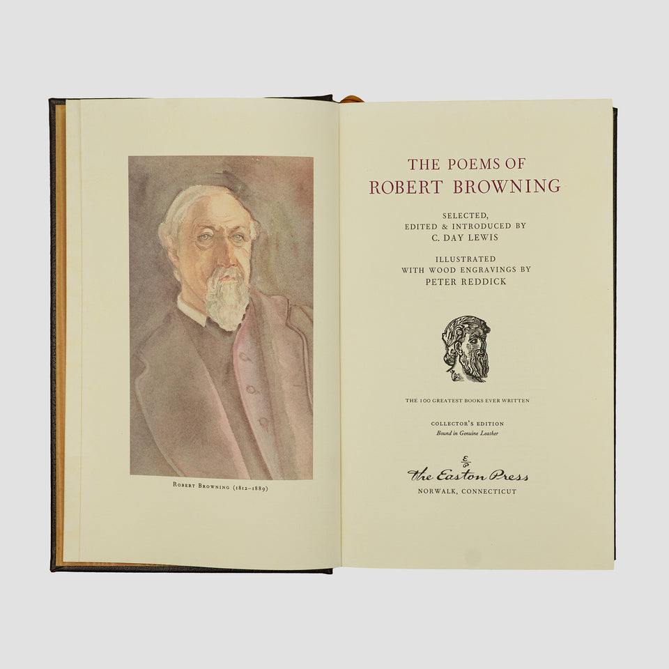 BROWNING, Robert (1812–1889). The Poems of Robert Browning (The Easton Press, Norwalk, 1979).