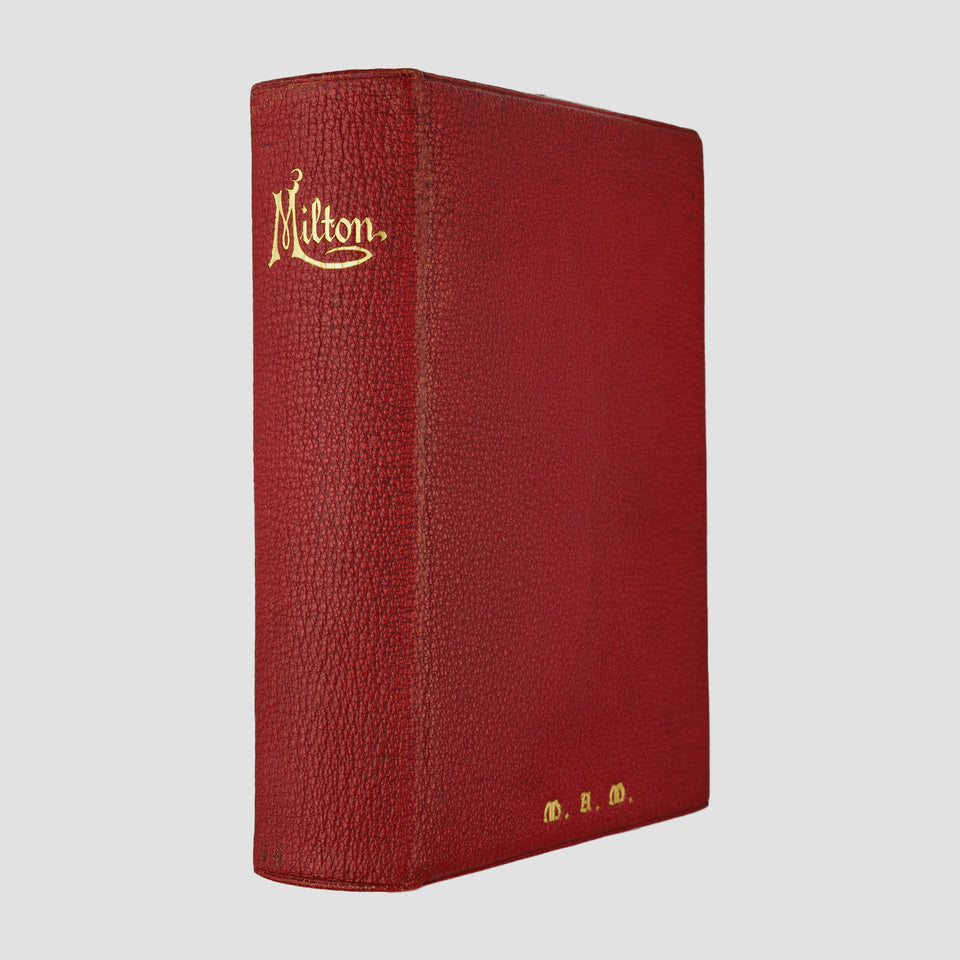 MILTON, John (1608–1674). The Poetical Works (Frederick Warne and Co., London / New York, 1889).