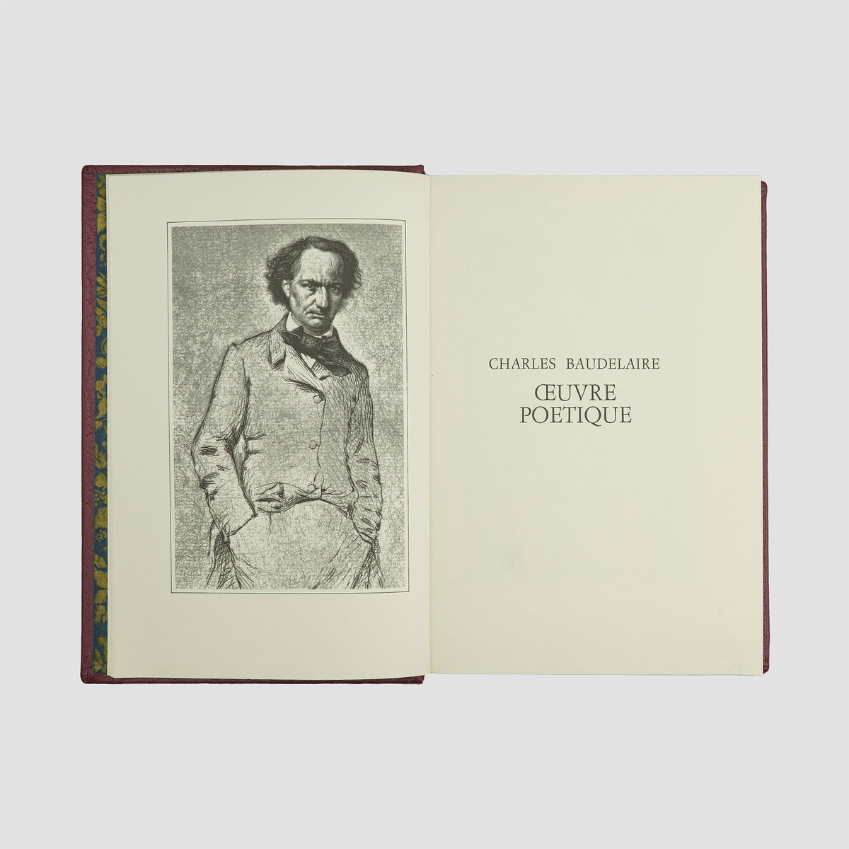 BAUDELAIRE, Charles Pierre (1821–1867). Œuvre poétique (Jean de Bonnot, Paris, 1973).