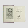 BAUDELAIRE, Charles Pierre (1821–1867). Œuvre poétique (Jean de Bonnot, Paris, 1973).