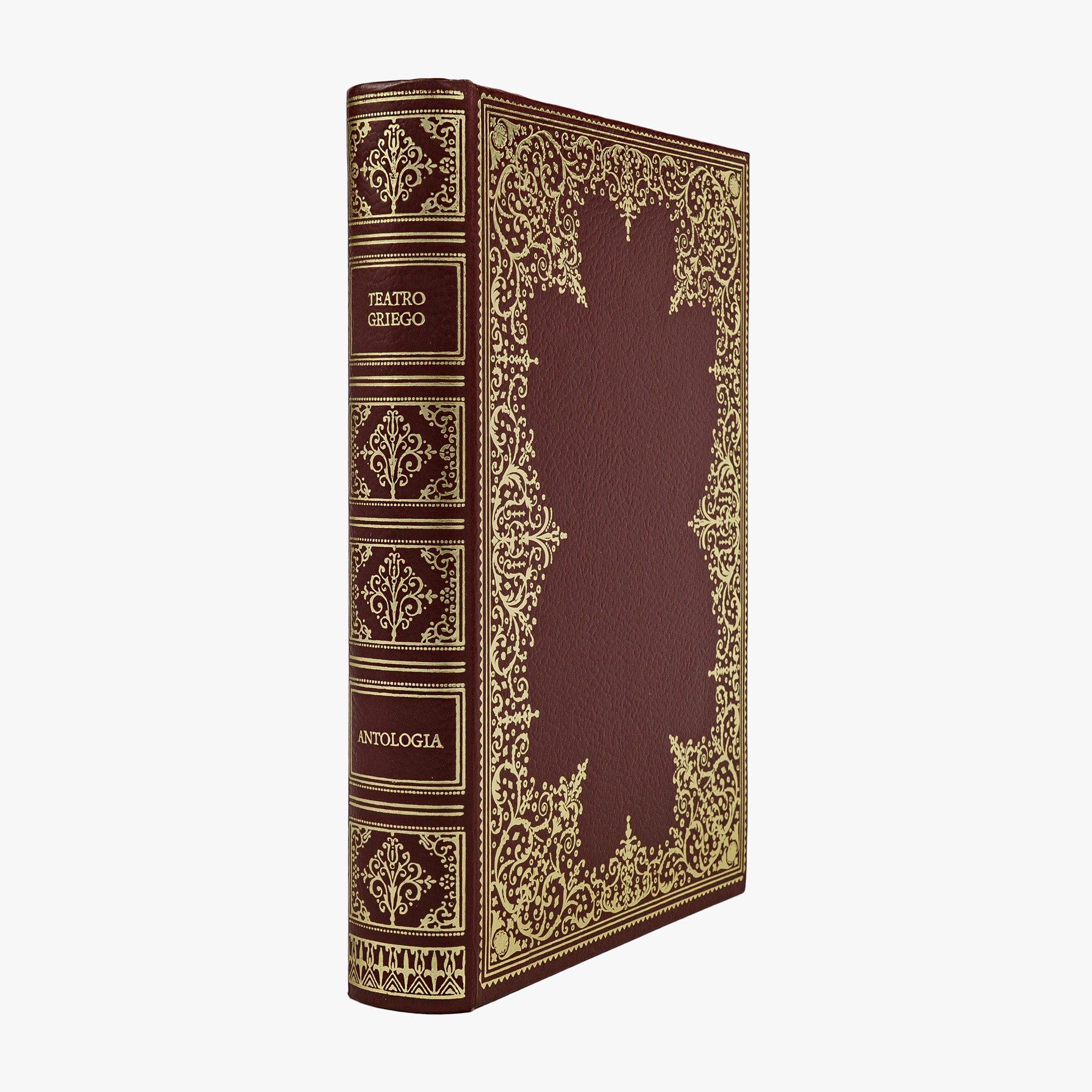 Esquilo, Sófocles, Eurípides & Aristófanes — Teatro Griego (1973). Livro físico. Encadernação editorial com douração.