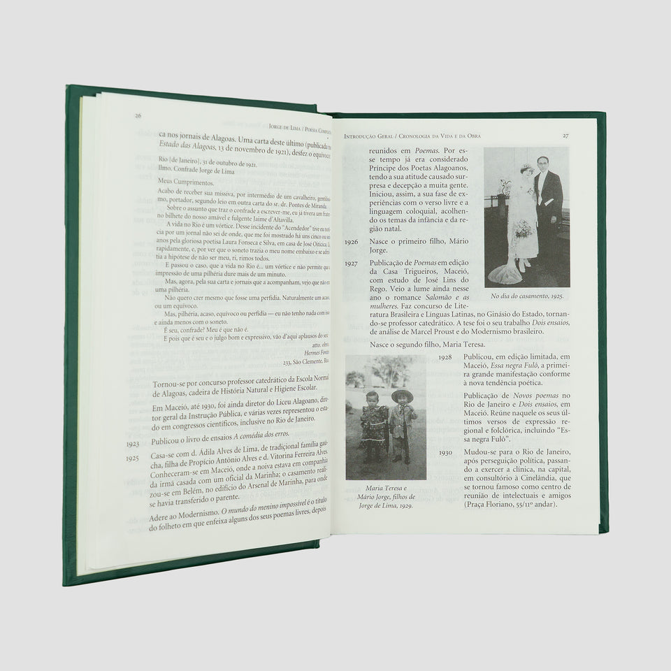 LIMA, Jorge de (1893–1953). Poesia completa (Editora Nova Aguilar, Rio de Janeiro, 1997).