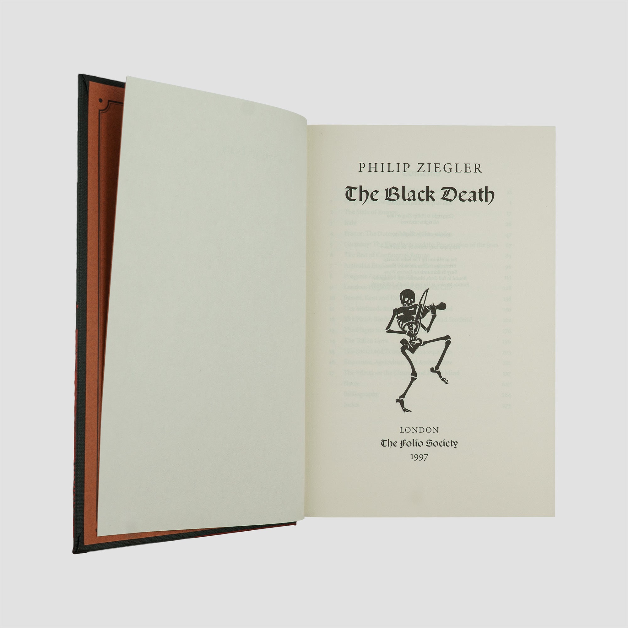 ZIEGLER, Philip (1929–2023). The Black Death (The Folio Society, London, 1997).