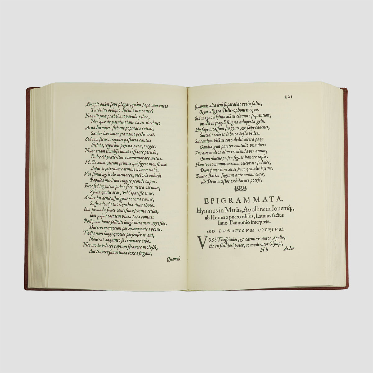 PANNONIUS, János (1434–1472). Iani Pannonii Episcopi Quinqueeccles: … omnia, ed. Johannes Sambucus (Akadémiai Kiadó, Budapest, 1972).