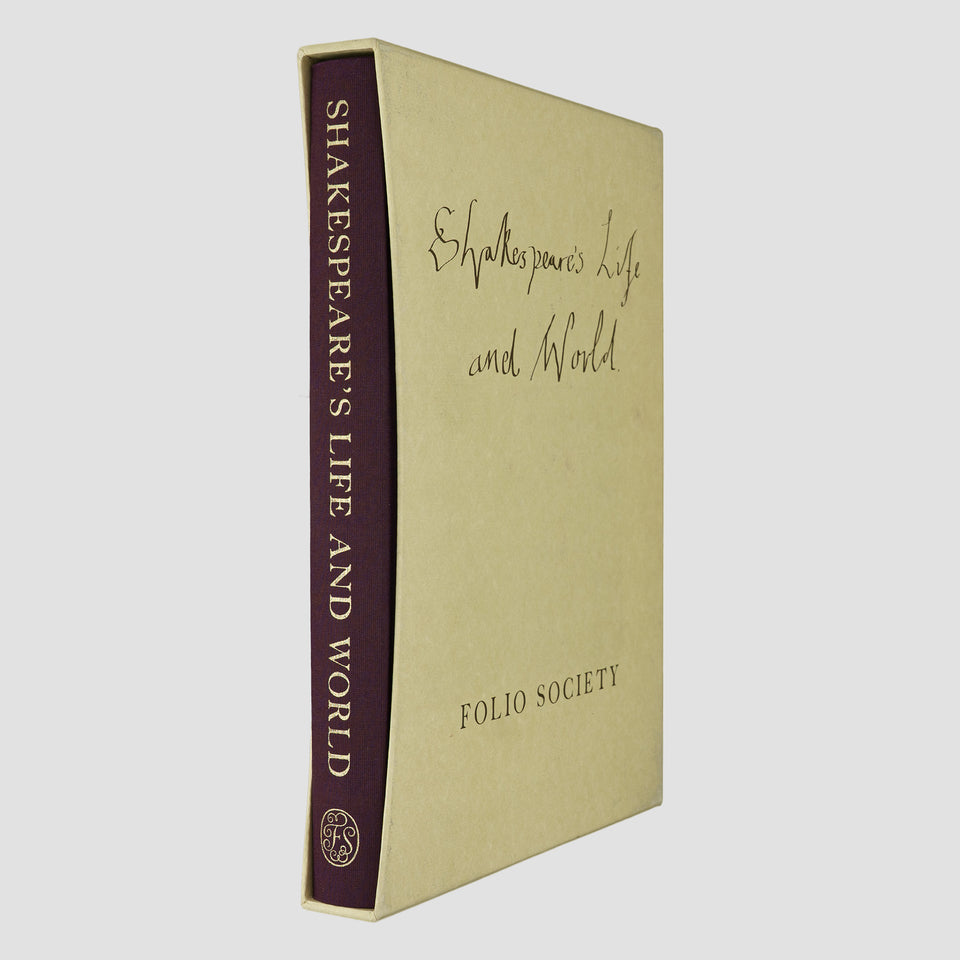 DUNCAN-JONES, Katherine (1941–2022). Shakespeare’s Life and World (The Folio Society, London, 2004).