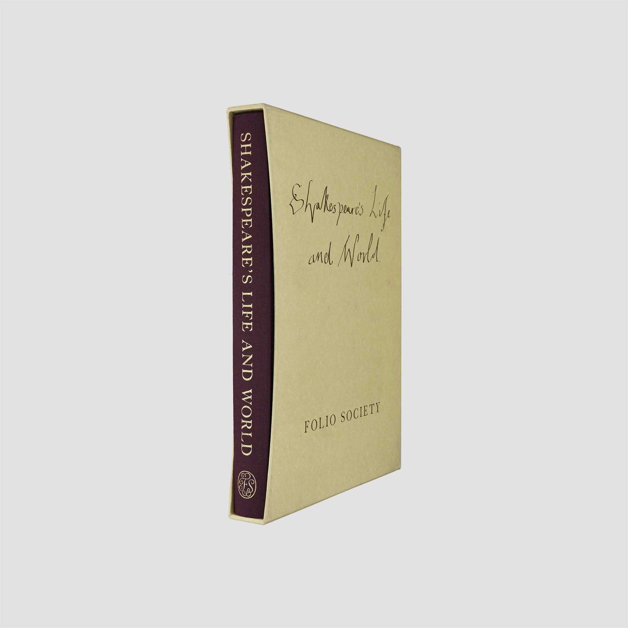 DUNCAN-JONES, Katherine (1941–2022). Shakespeare’s Life and World (The Folio Society, London, 2004).