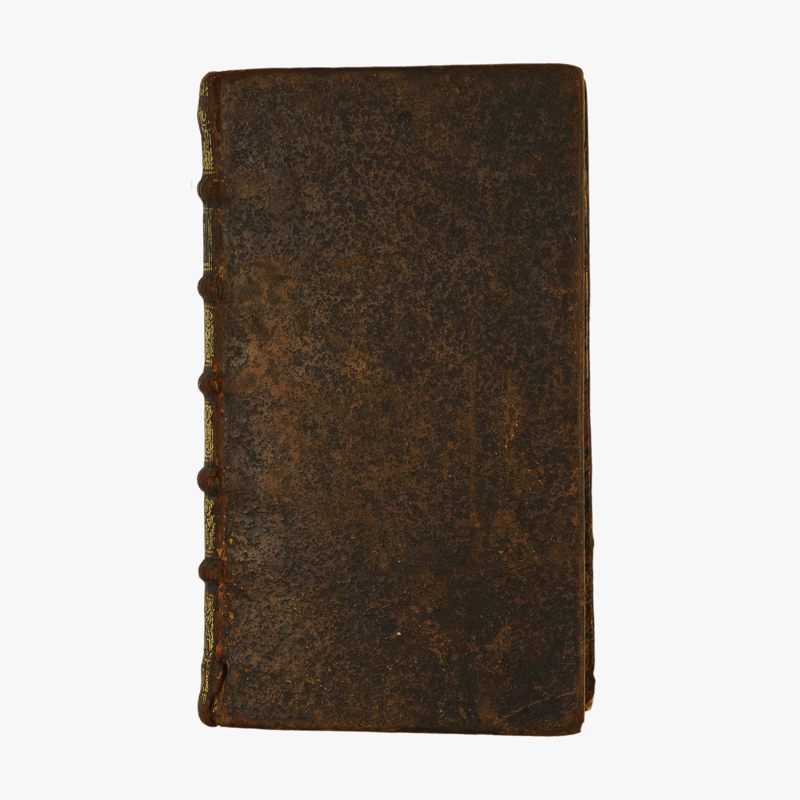 Guarini — Il Pastor Fido / Le Berger Fidelle (Claude Barbin, 1672). Livro físico raro. Século XVII. Encadernação em couro com douração.