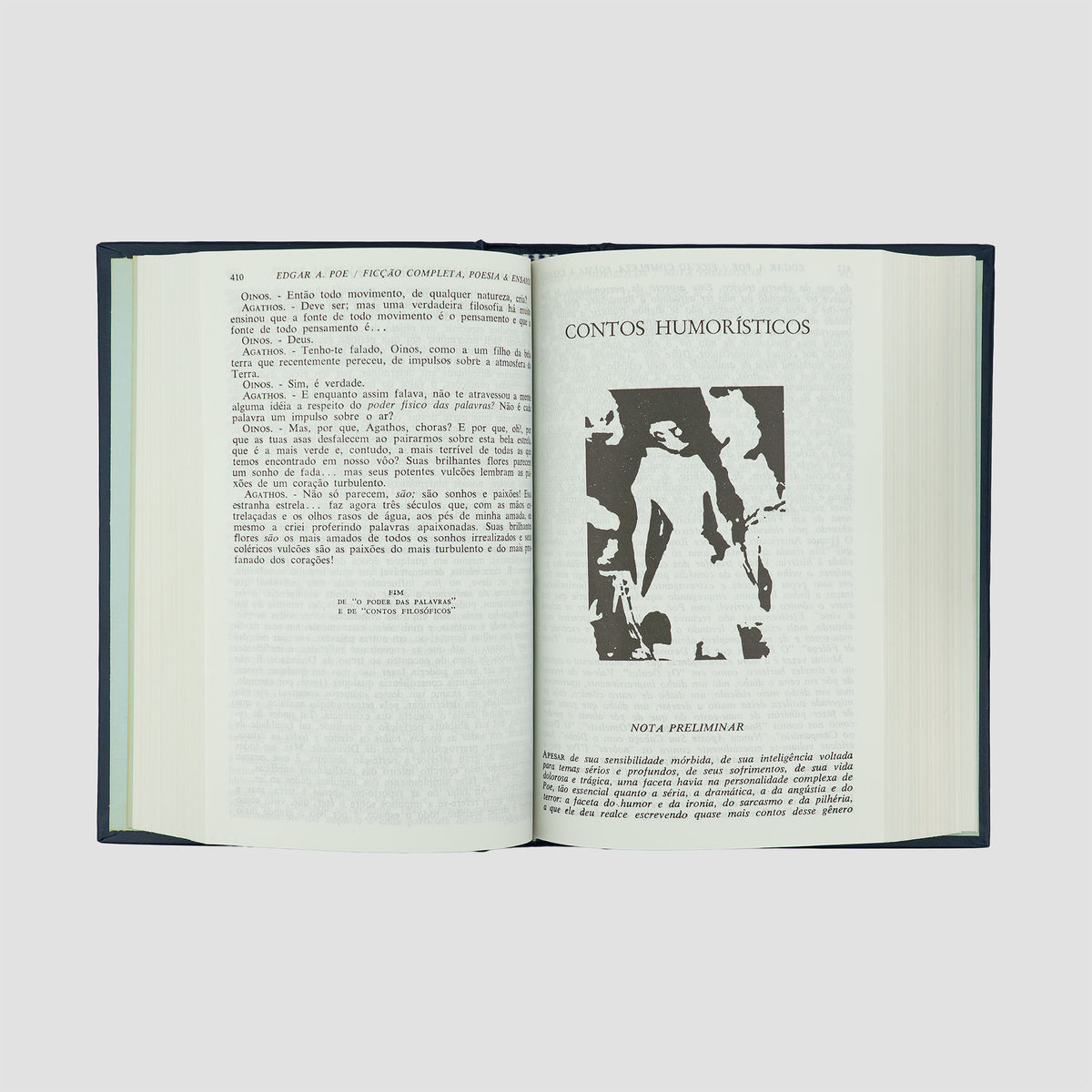 POE, Edgar Allan (1809–1849). Ficção Completa, Poesia e Ensaios (Editora Nova Aguilar, Rio de Janeiro, 2001).