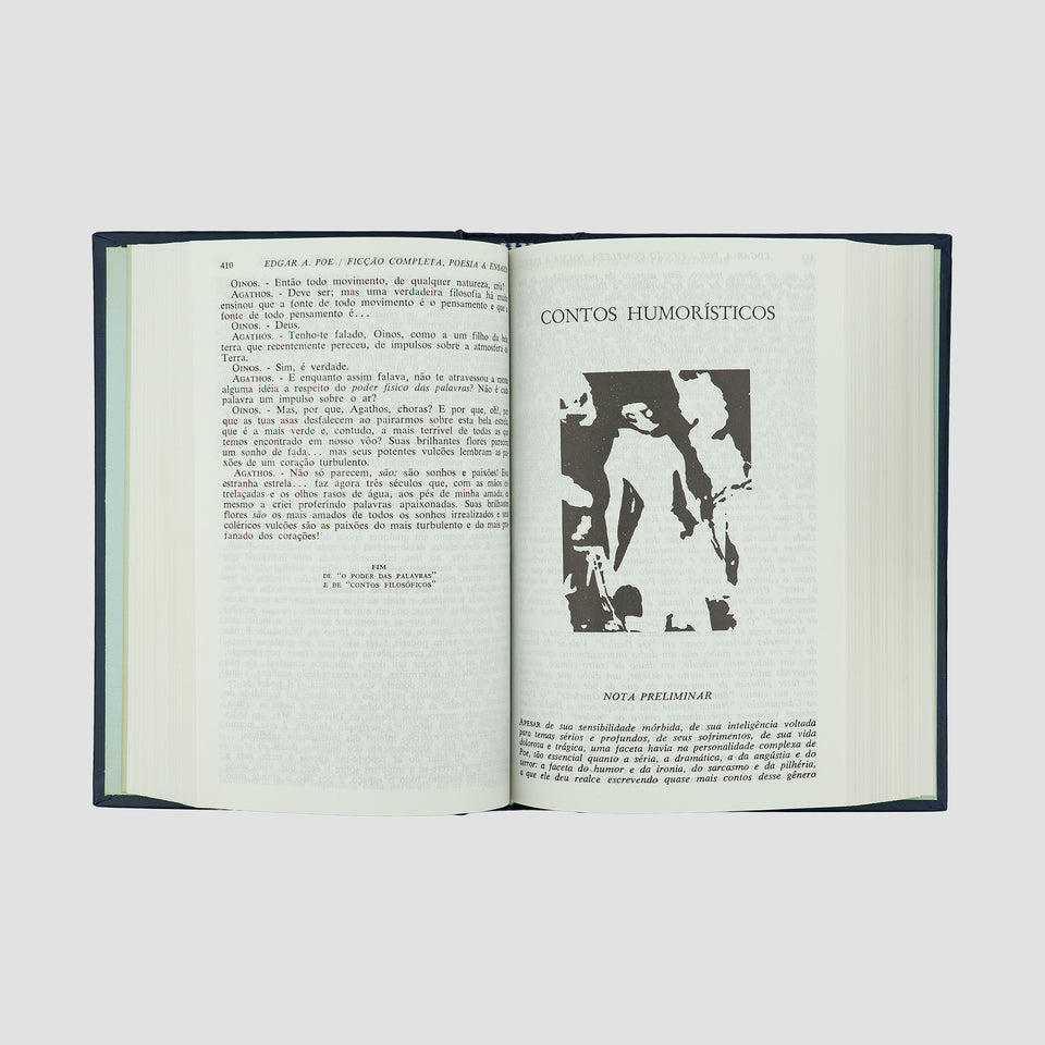 POE, Edgar Allan (1809–1849). Ficção Completa, Poesia e Ensaios (Editora Nova Aguilar, Rio de Janeiro, 2001).