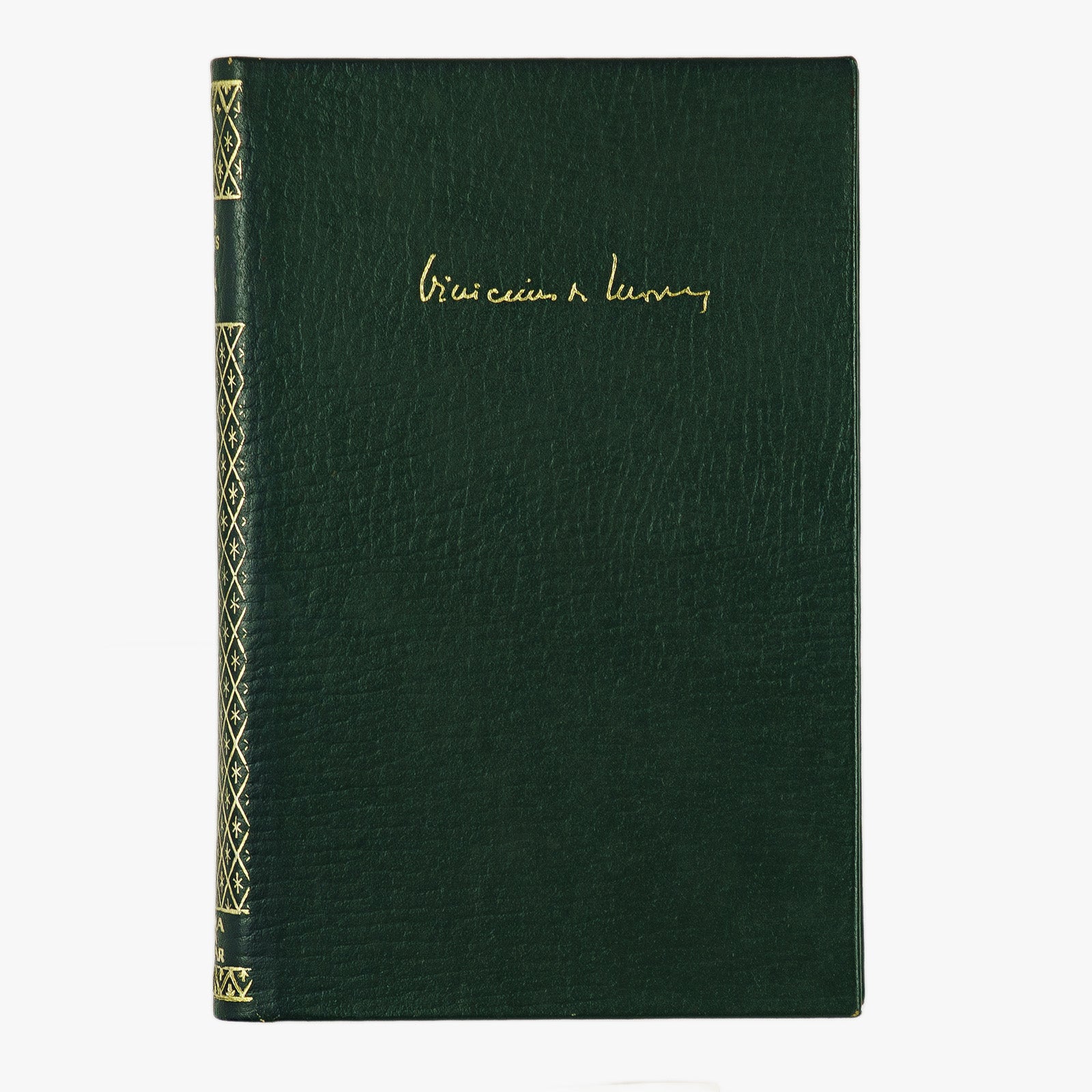 Vinicius de Moraes — Poesia Completa e Prosa (Nova Aguilar, 1981). Livro físico. Encadernação em couro com douração.