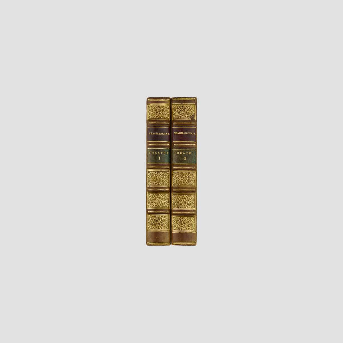 BEAUMARCHAIS (1732-1799). Théatre Choisi (Plon et Cie, Éditeurs, Paris, 1881), 2 vols.