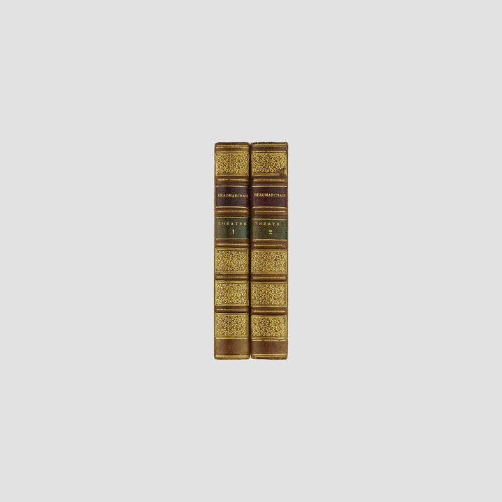 BEAUMARCHAIS (1732-1799). Théatre Choisi (Plon et Cie, Éditeurs, Paris, 1881), 2 vols.