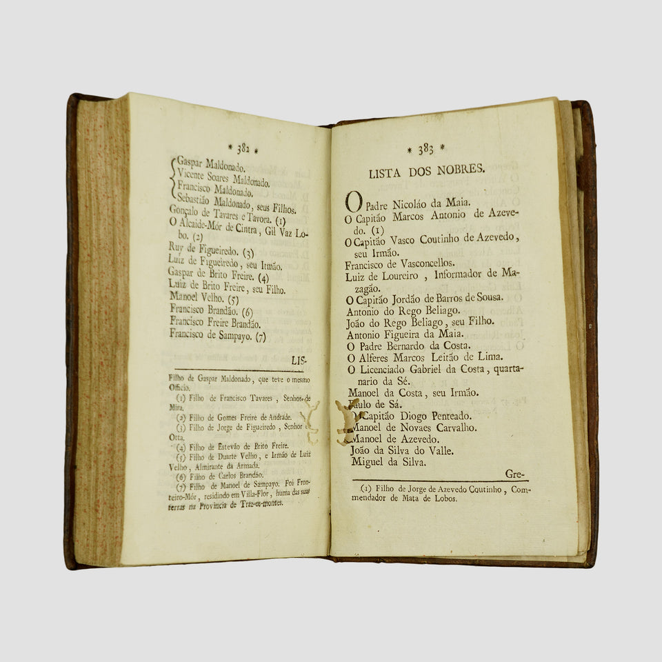 LOBO, Roque Ferreira (1743-1828). Historia da feliz acclamação do Senhor Rei D. João o Quarto (Officina de Simão Thaddeo Ferreira, Lisboa, 1803).