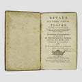 PLATÃO (c. 428/427–348/347 a.C.). Rivaes ou Dialogo Moral de Platão sobre a Filosofia (Regia Officina Typografica, Lisboa, 1790).