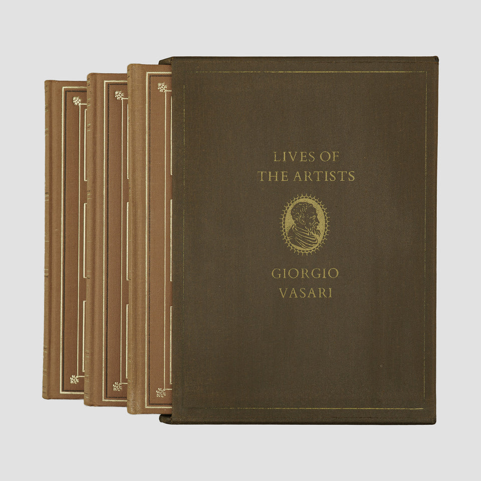 VASARI, Giorgio (1511–1574). Lives of the Artists (The Folio Society, London, 1993), 3 vols.