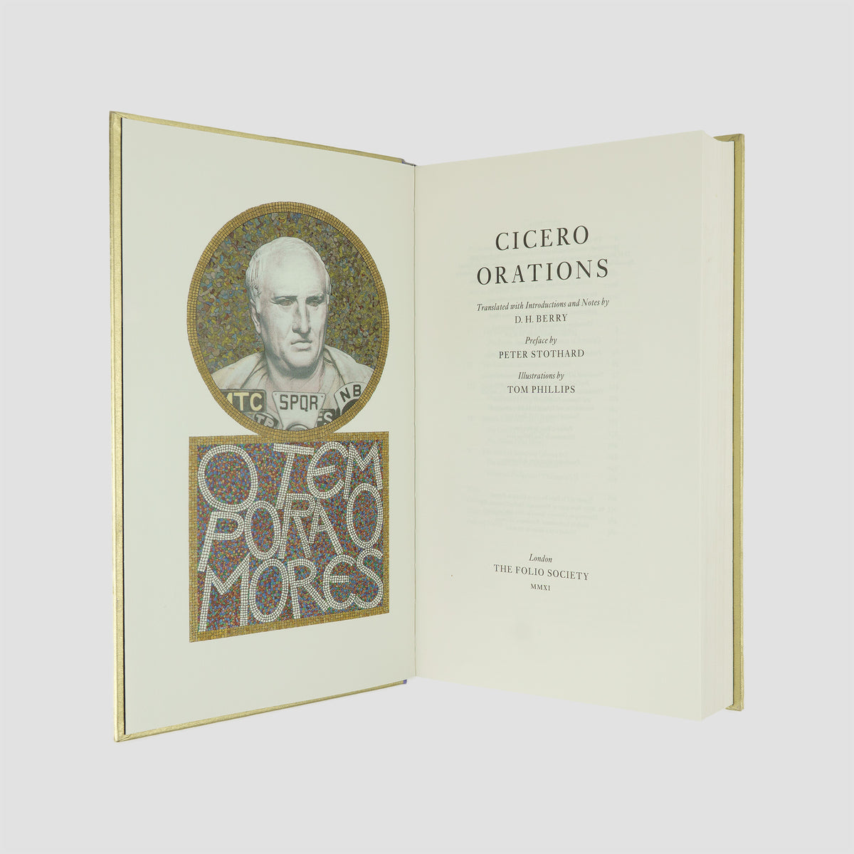 CICERO, Marcus Tullius (106–43 a.C.). Orations (The Folio Society, London, 2011).
