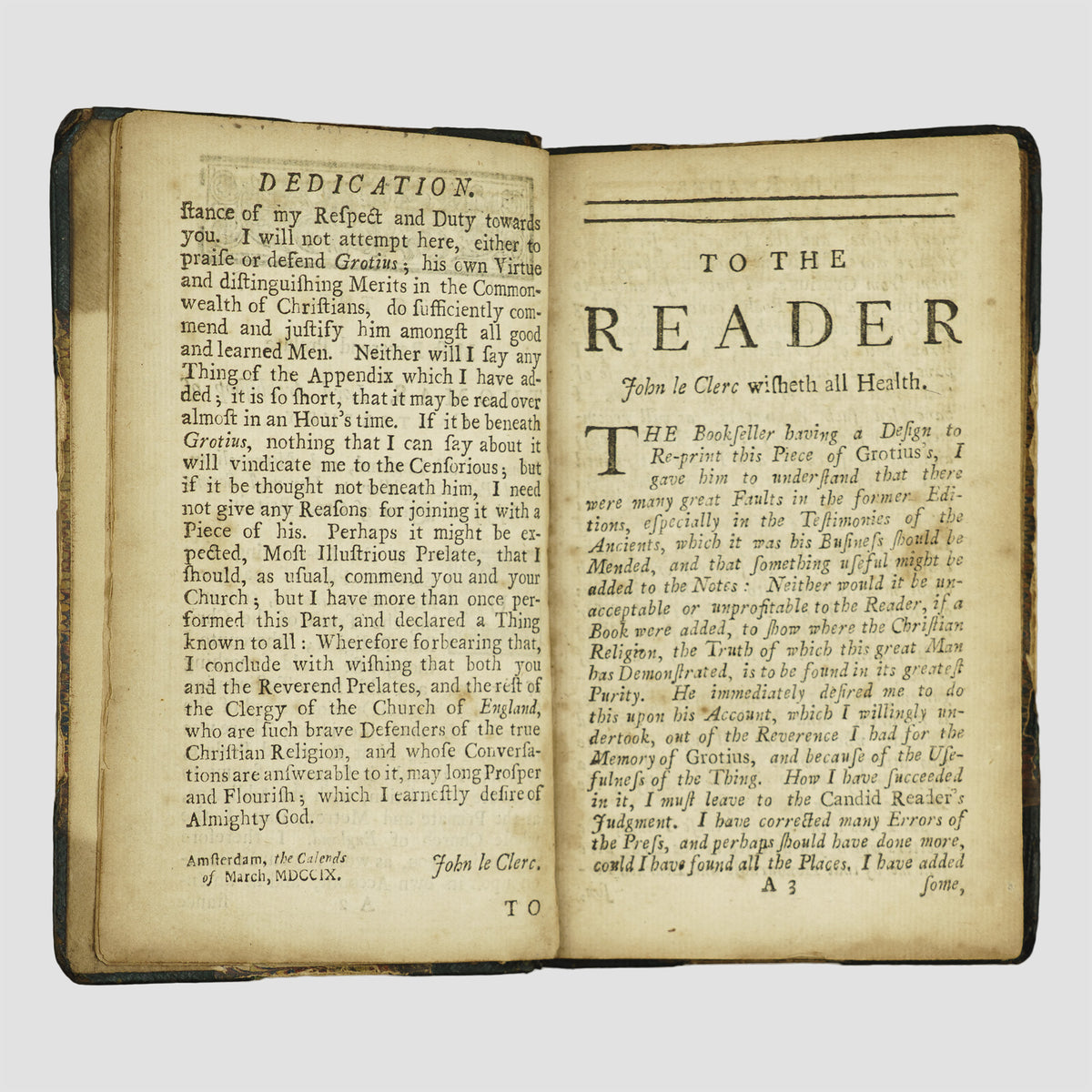 GROTIUS, Hugo (1583-1645). The Truth of the Christian Religion: In Six Books; With a Seventh Book (J. Knapton, London, 1719).