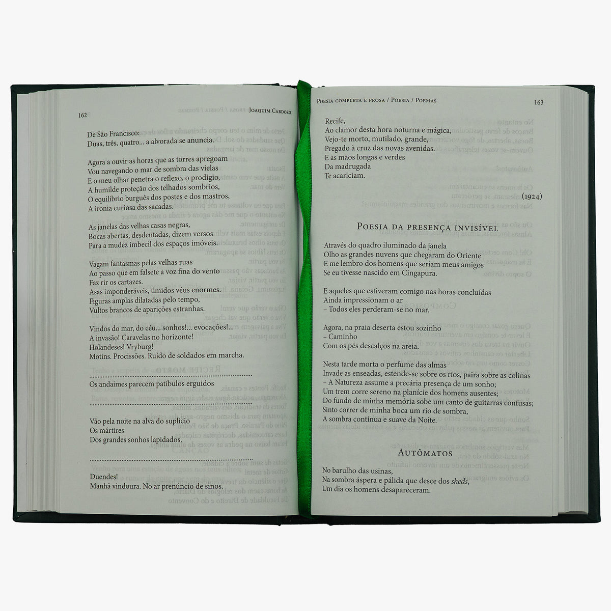 CARDOZO, Joaquim Maria Moreira (1897–1978). Poesia completa e prosa (Editora Nova Aguilar / Fundação Joaquim Nabuco – Editora Massangana, Rio de Janeiro, 2008).