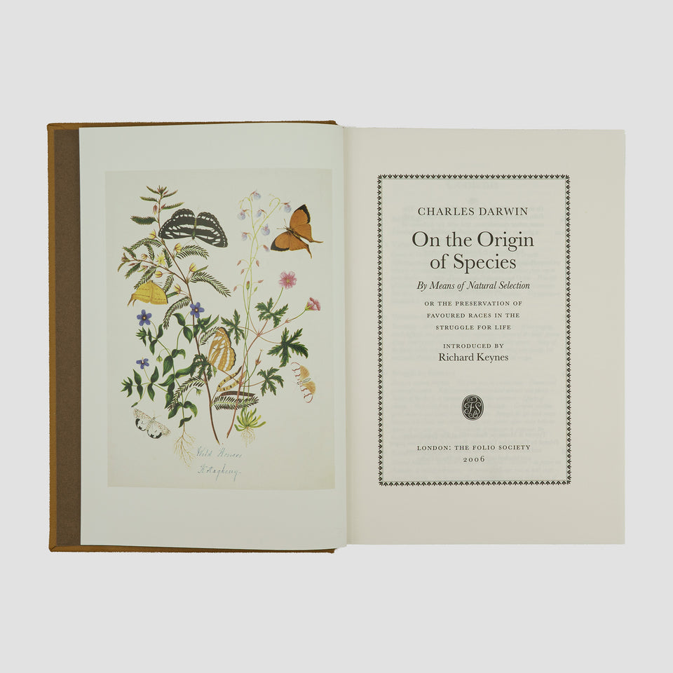 DARWIN, Charles Robert (1809–1882). On the Origin of Species (The Folio Society, London, 2006).