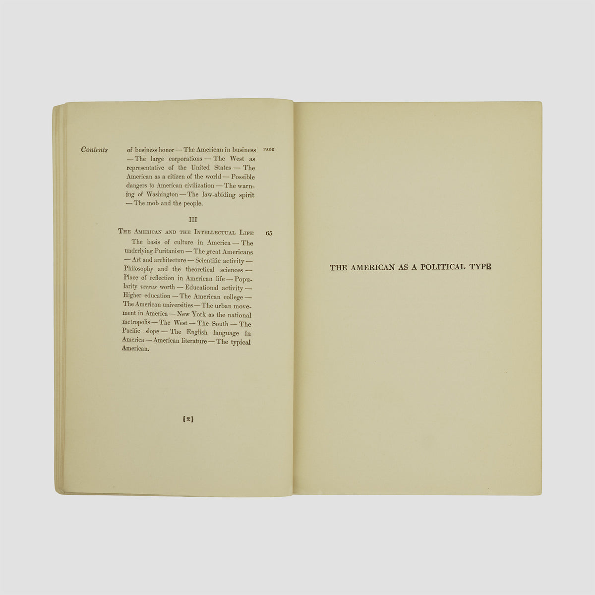 BUTLER, Nicholas Murray (1862–1947). The American as He Is (Charles Scribner’s Sons, New York, 1937).