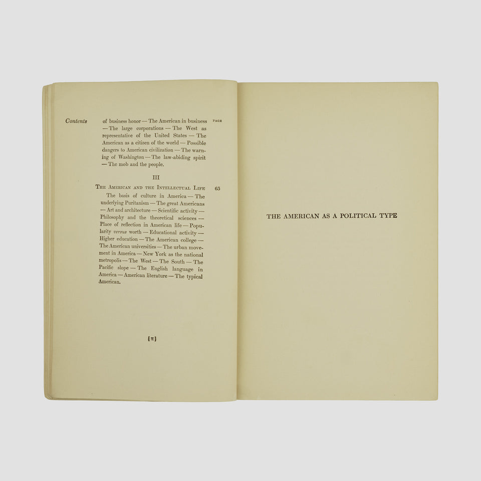 BUTLER, Nicholas Murray (1862–1947). The American as He Is (Charles Scribner’s Sons, New York, 1937).