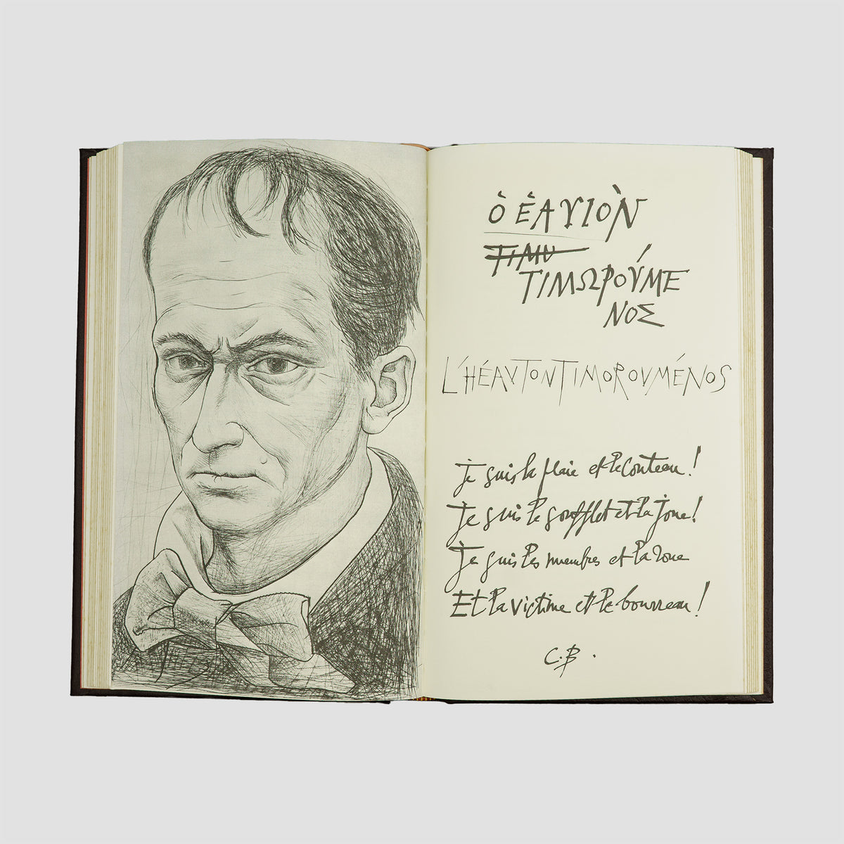 BAUDELAIRE, Charles (1821–1867). The Flowers of Evil (The Easton Press, Norwalk, 1977).