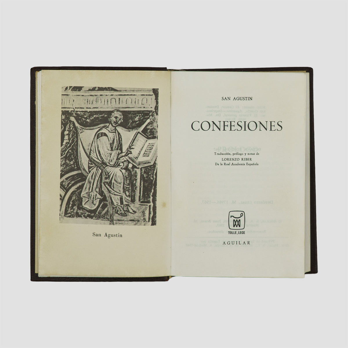 SAN AGUSTÍN (354–430). Confesiones (Aguilar, Madrid, 1967).