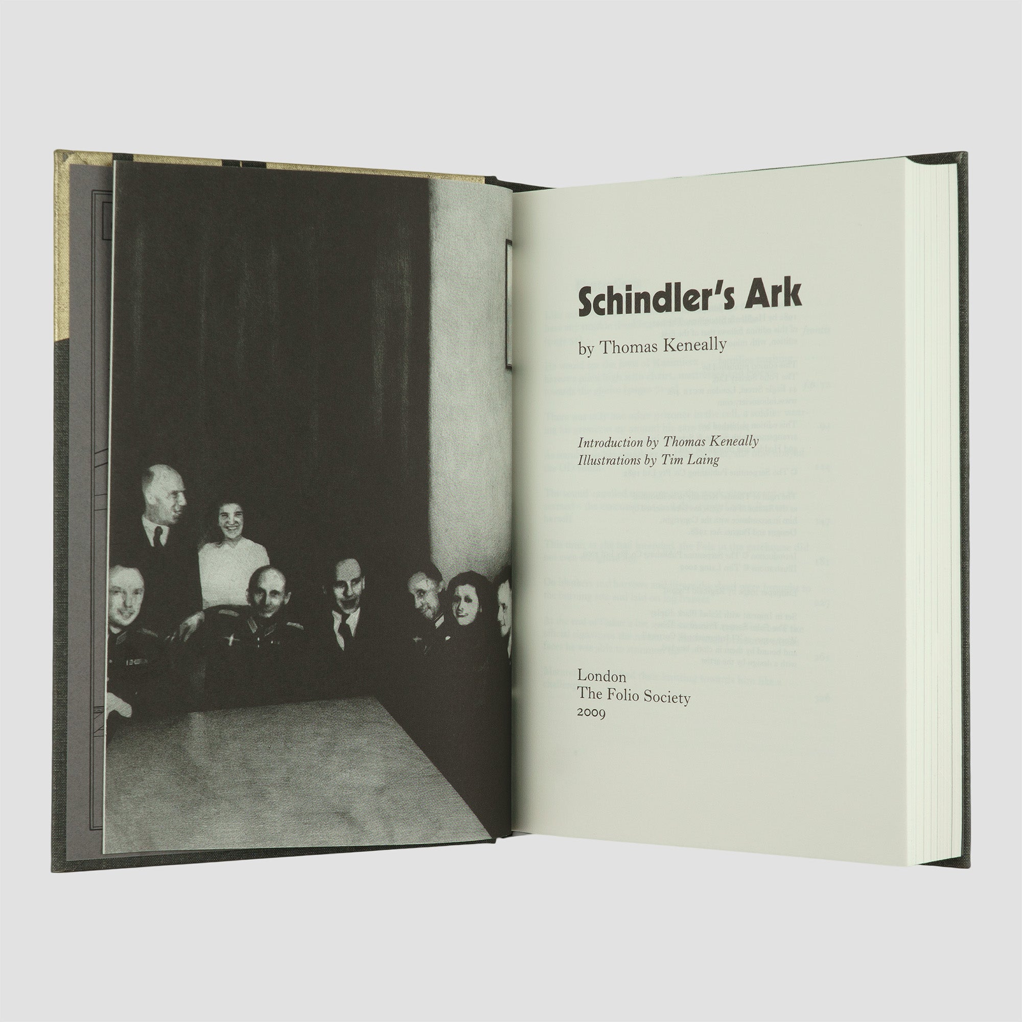 KENEALLY, Thomas (1935–). Schindler’s Ark (The Folio Society, London, 2009).