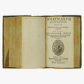 JUNIUS, Melchior (1545–1604). Politicarum Quaestionum Centum ac Tredecim in Eloquentiae Studiosorum Gratiam, Stylum Exercere Cupientium, Selectarum, ac in Partes Tres... (Christophorus Reusner / Laurentii Alberti, Rostochii, 1603–1604), 3 partes. Livro raríssimo. Século 17.